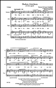 Shalom Aleichem SAB choral sheet music cover